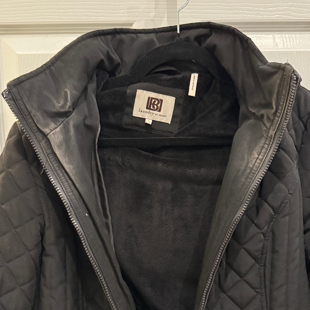 Laundry by Design Quilted Black Puffer Jacket - Picture 10 of 14